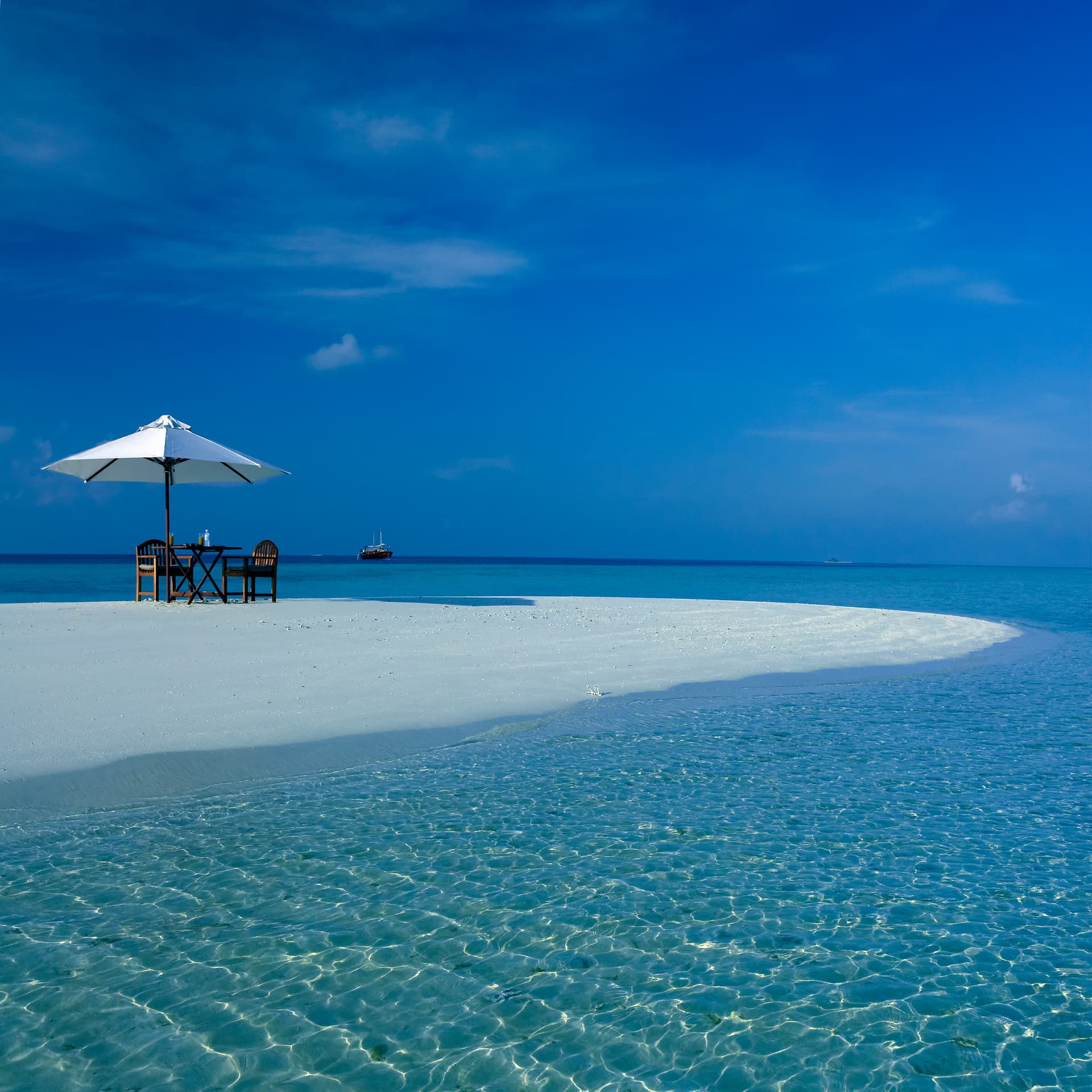 Maldives sandbank